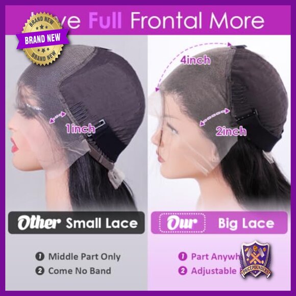Body Wave Lace Front Wig 200% Density Human Hair 13x4 HD Lace Glueless
